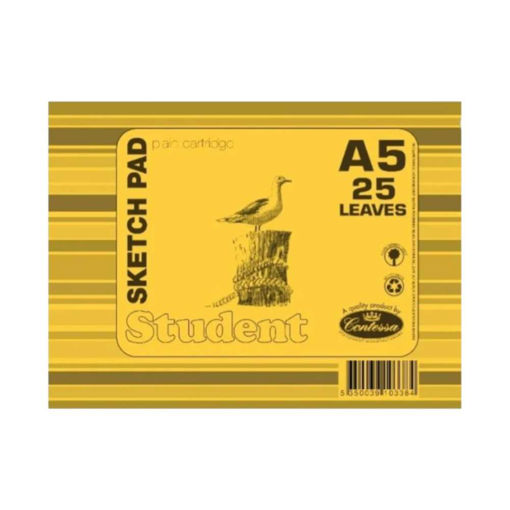 Picture of 120GSM A5 GUMMED SKETCH PAD 25 PAGES